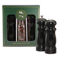 6" Ebony Pepper Mill/Salt Shaker Gift Set